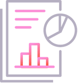 Icon of bar and pie chart